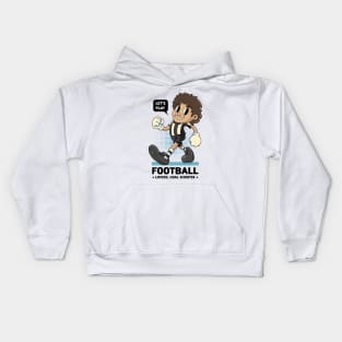 Cute Football Boy Kids Hoodie